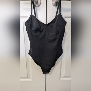 TNA Black bustier Bodysuit